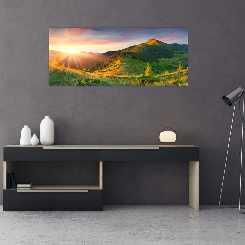 Tablou - Peisaj de vară (120x50 cm)