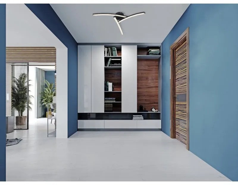 Plafoniera LED design modern Jules negru