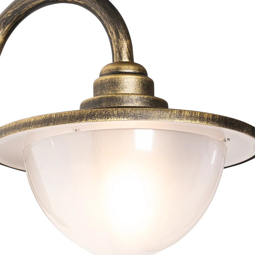 Lampa de perete clasică pentru exterior auriu antic IP44 - Bruges