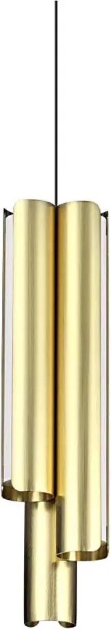 Ideal Lux - Lustră LED dimabilă pe cablu DORICA 3xLED/9W/230V CRI 90, diametru 9,5 cm, alamă