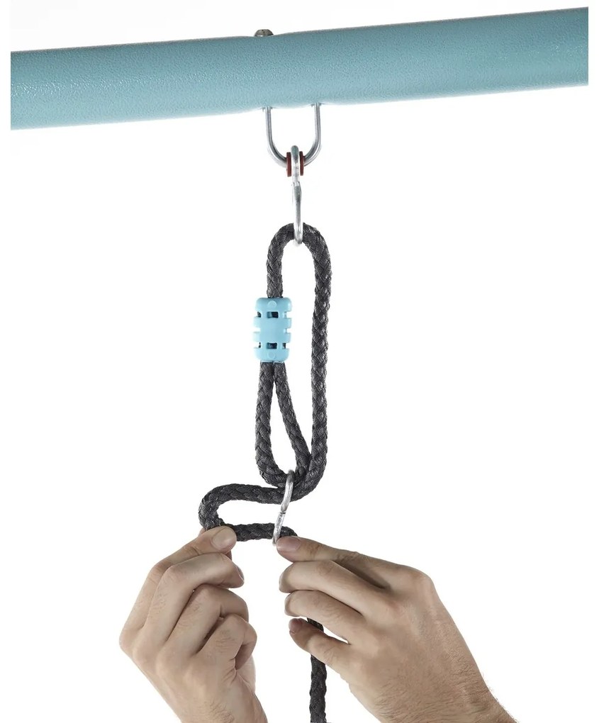 Plum Rocking ring cu construcție metalică și duzăde pulverizare, 218 x 215 x 238 cm