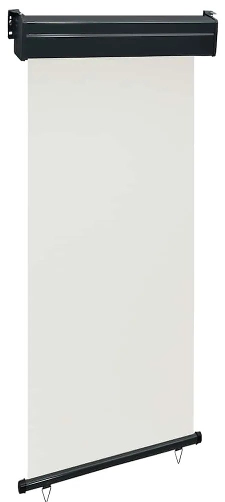 vidaXL Copertină laterală de balcon, crem, 100 x 250 cm