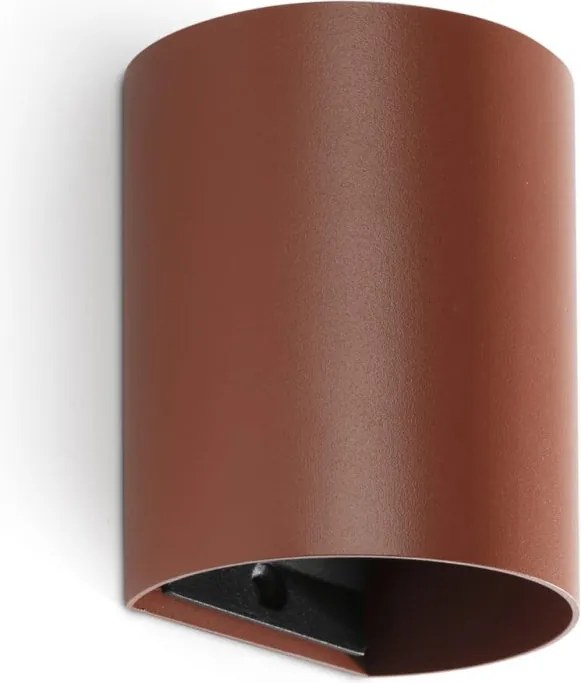Aplica perete aluminiu terracotta, 1xGU10, SOLE round
