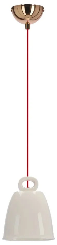 Lustră pentru copii albă cu abajur din ceramică Sewilla – Candellux Lighting