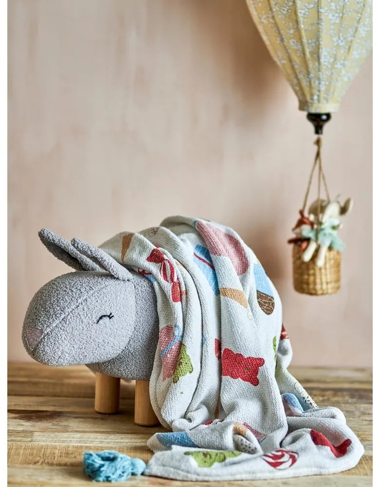 Pătură pentru copii albă 130x160 cm Sweets – Bloomingville Mini