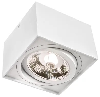 Spot CHLOE AR111 1xGU10/50W/230V alb pătrat
