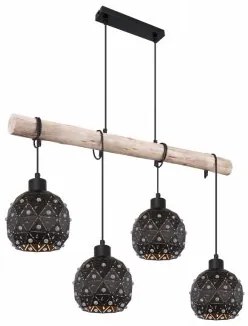 Ssupensie moderna cristal 4 becuri E27 Jodie 54029-4H Globo