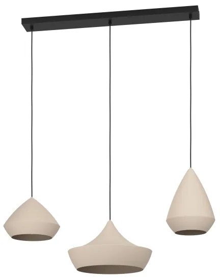 Lustră pe cablu Eglo 390269 TORREMOLINOS 3xE27/28W/230V bej