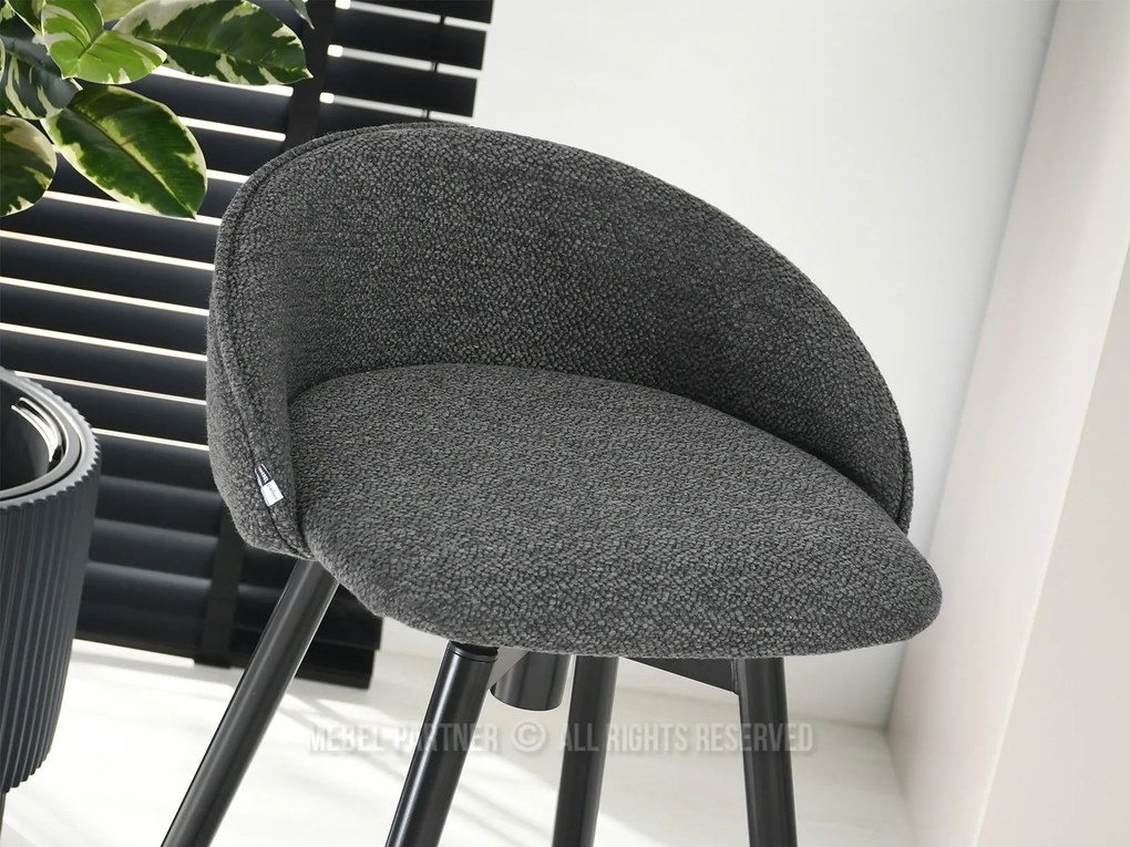 Scaun Ignis (grafit închis + negru). Promo -18%. 1110699