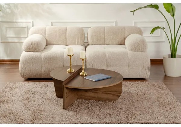 SET 2x Masă de cafea ORION nuc