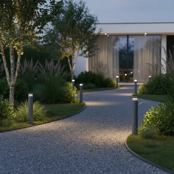 Lampă LED de exterior Ideal Lux BOEING LED/14W/230V d. 70 cm IP65 antracit