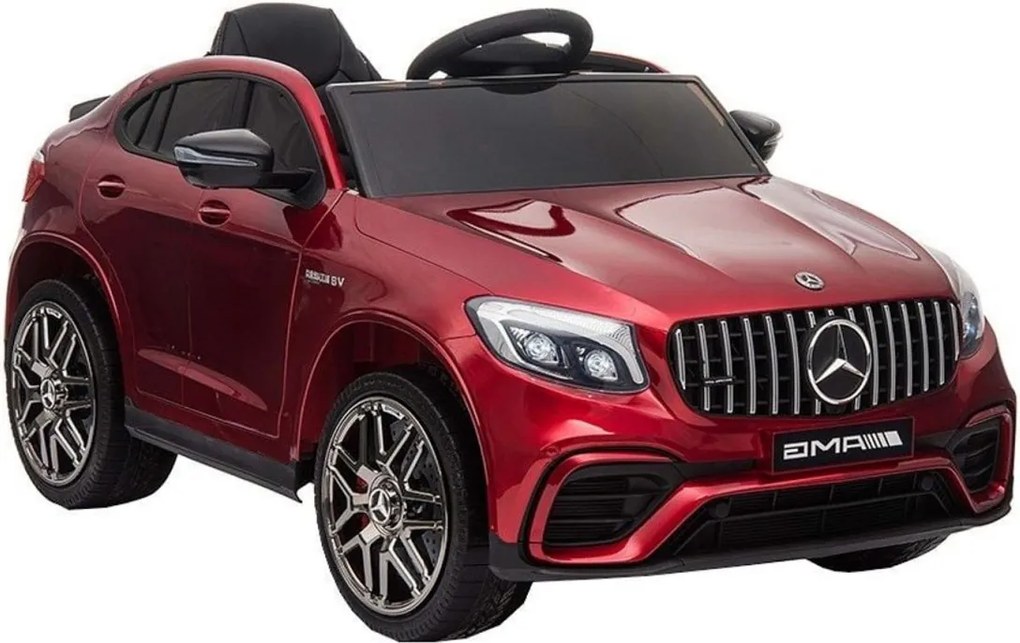 Masinuta Electrica cu acumulator pentru copii NOVOKIDS™ Mercedes AMG GLC 63 , Roti din Cauciuc EVA, 3-8 ani , usi cu deschidere , Baterie12V, 2