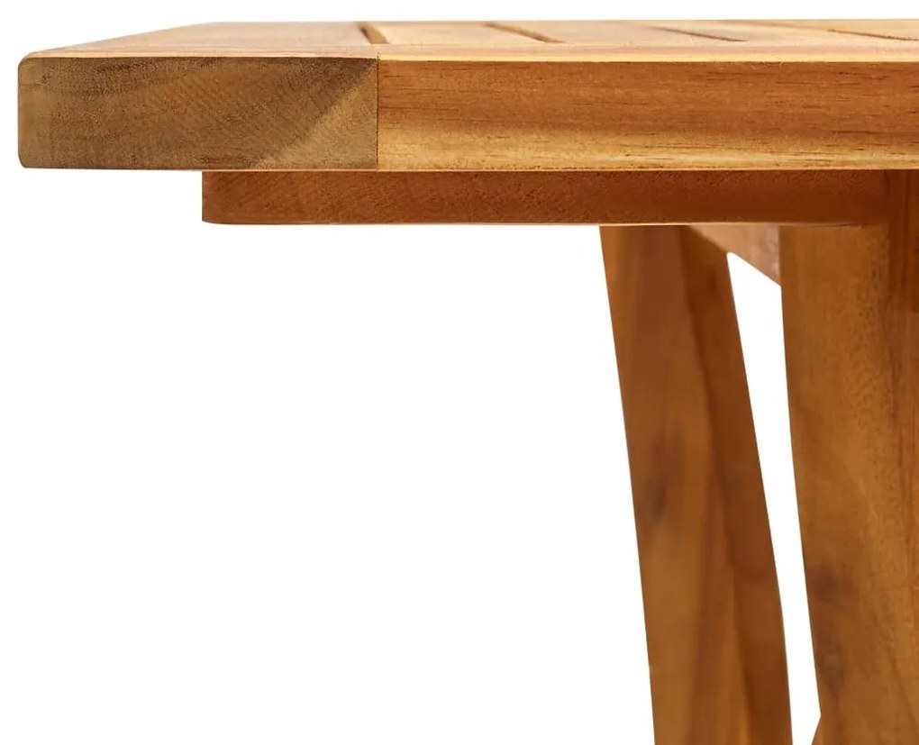 Set mobilier pentru gradina, 3 bucati, lemn masiv de acacia Patrat, 3
