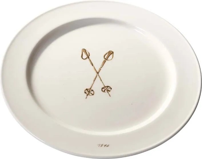 Farfurie din portelan, D27.5cm, Poles