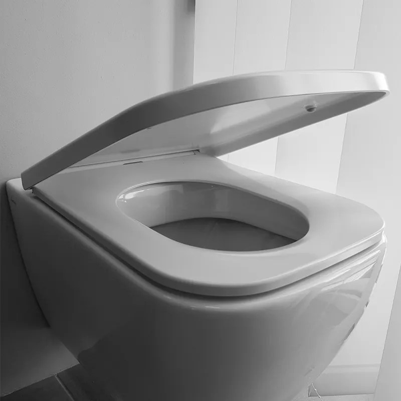Capac wc softclose si quick release alb, Bianca Hatria