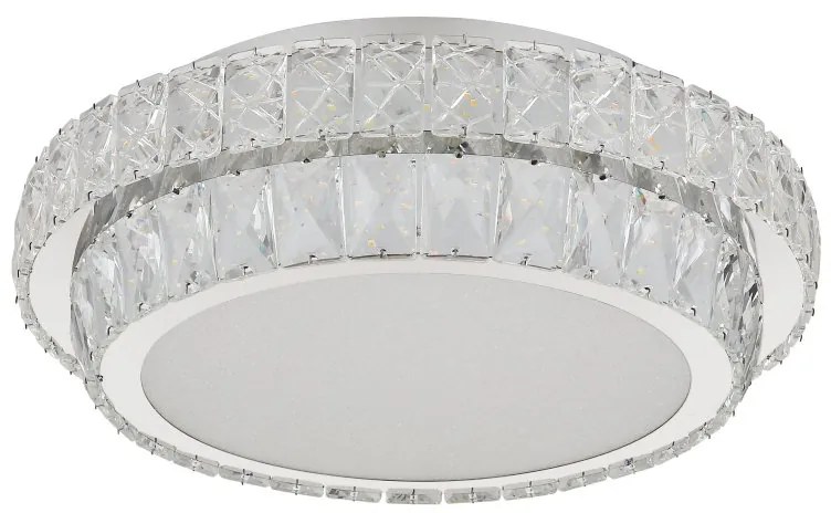 Lustra aplicata, Cristale K5, LED CCT, Telecomanda KLARA 40cm 68157-38 GL