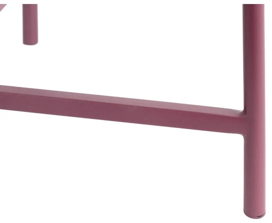 Măsuță de cafea mov rotundă din metal ø 50 cm Meseta – Leitmotiv