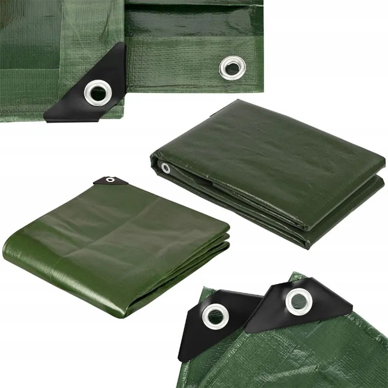 Prelată verde-argintie rezistentă la îngheţ 6m x 8m