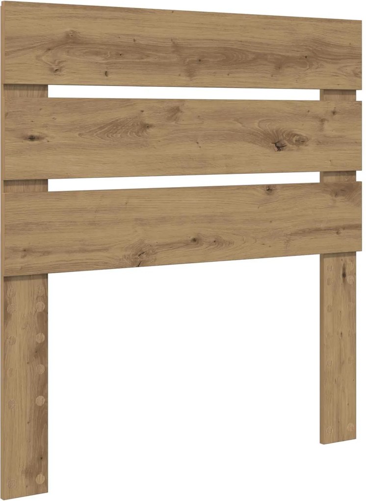vidaXL Tăblie cap Stejar Artizanal 80 cm Lemn compozit