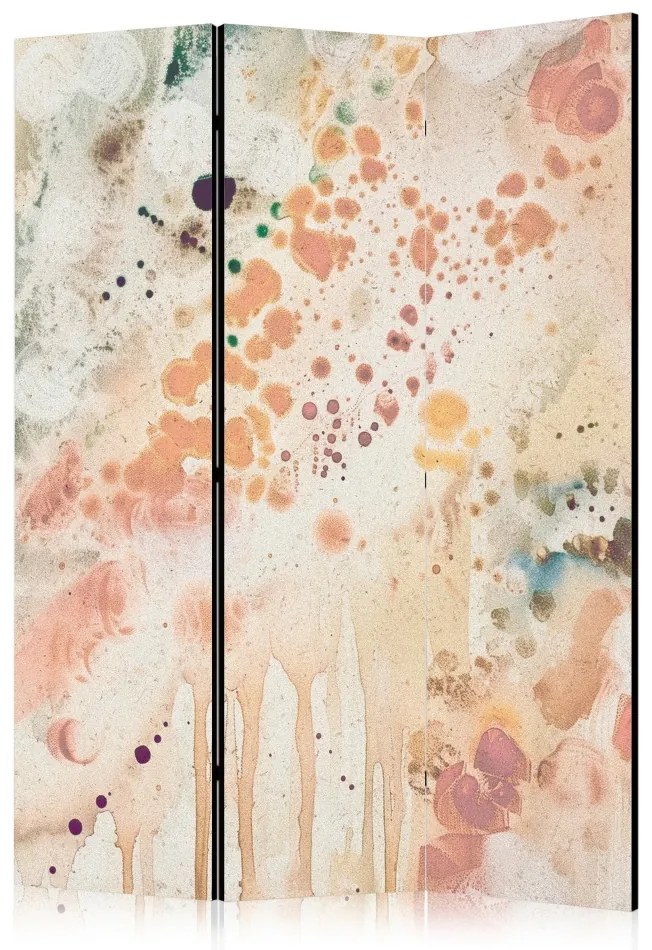 Paravan - Coloured Dots - pastel spots creating an abstract composition