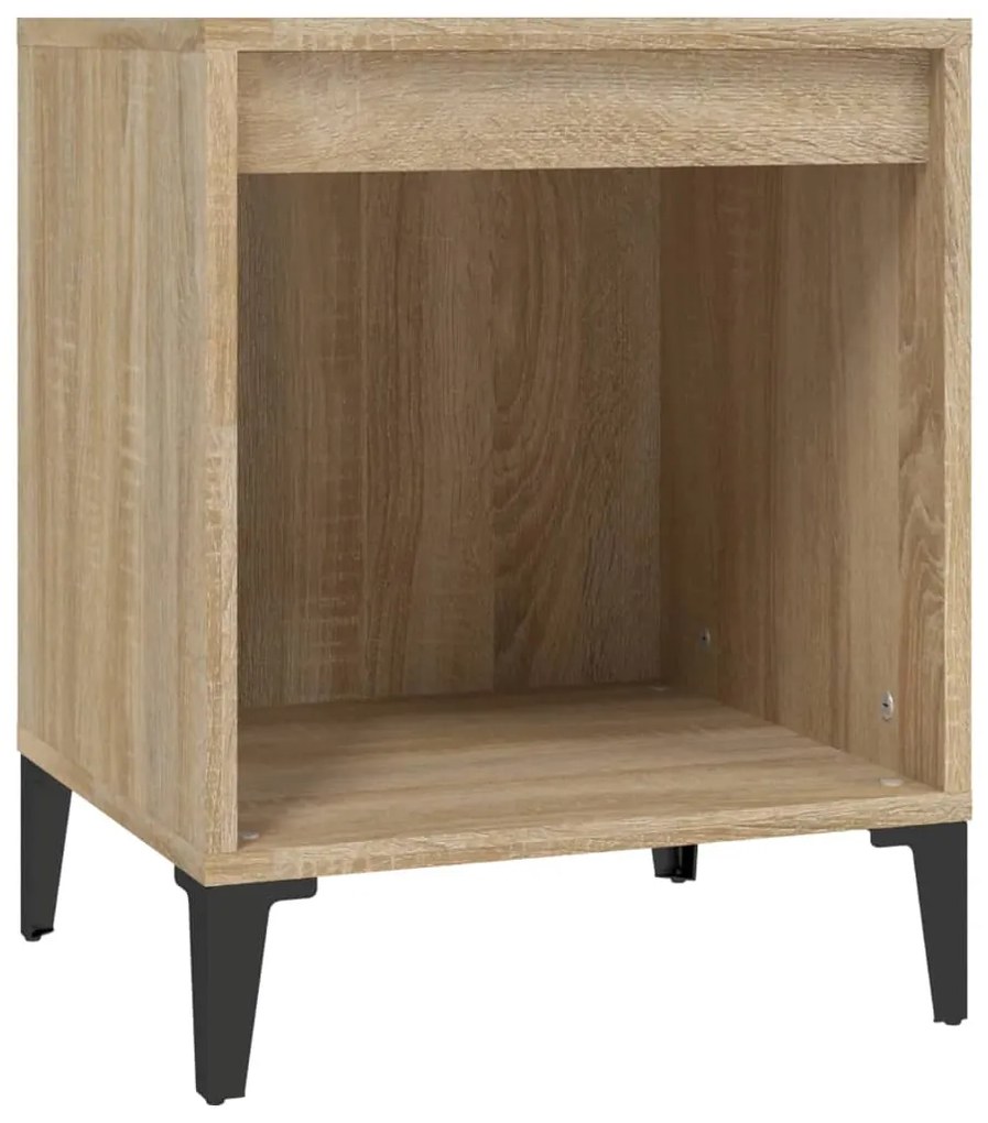 vidaXL Noptiere, stejar sonoma, 40x35x50 cm