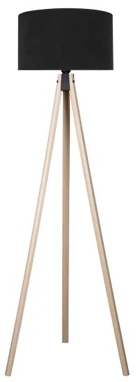 Lampadar VELVET 1xE27/60W/230V bej/negru Brilagi