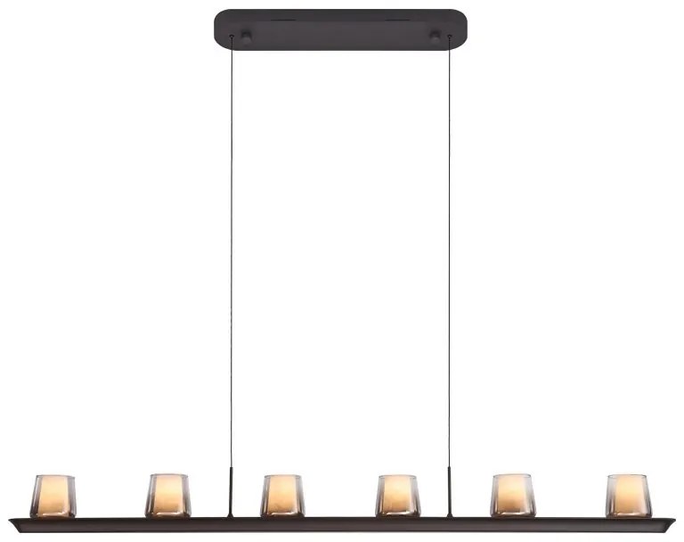 Lustra LED suspendata design modern ALABASTRO 6L