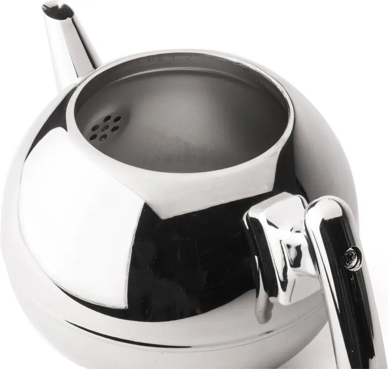 Ceainic argintiu din oțel inoxidabil 1,2 l Bella Ronde – Bredemeijer