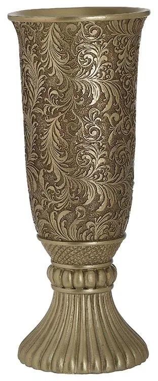 Vaza din rasina Vintage Gold 35 cm