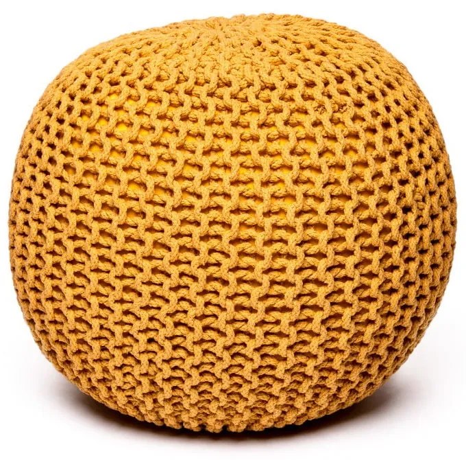 Puf Bonami Essentials, galben muștar