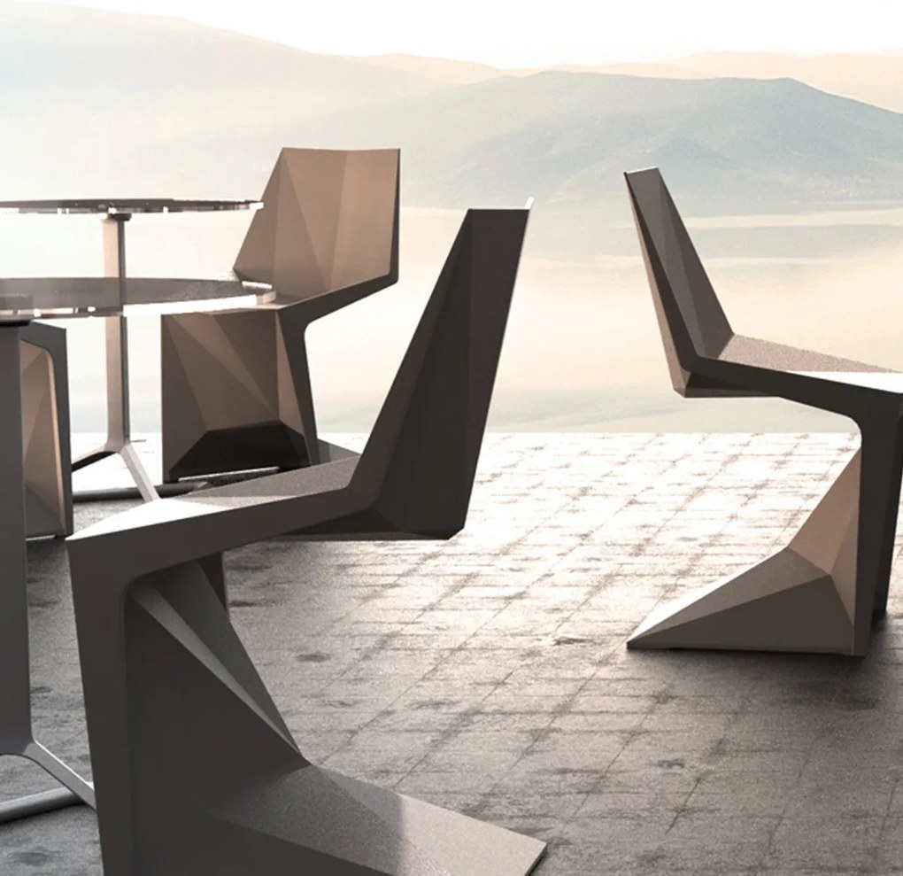 Set de 4 Scaune ultra-moderne de exterior / interior design premium VOXEL CHAIR 51033 Vondom
