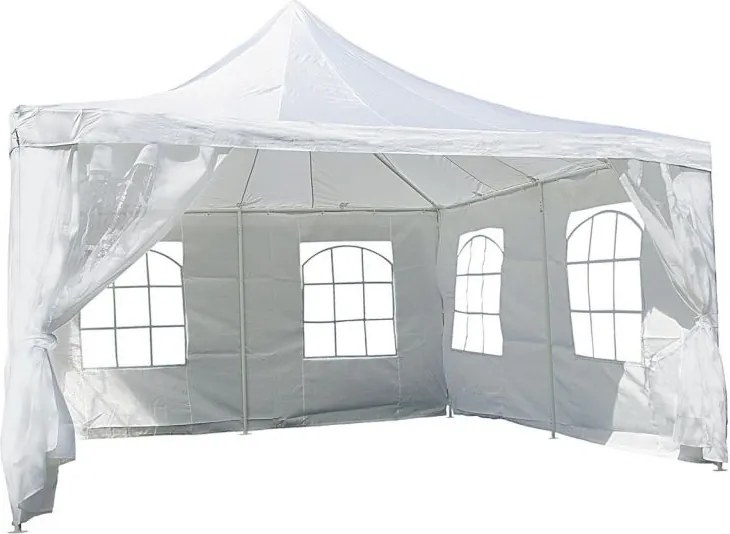 Cort de grădină - alb, 4 x 4 m