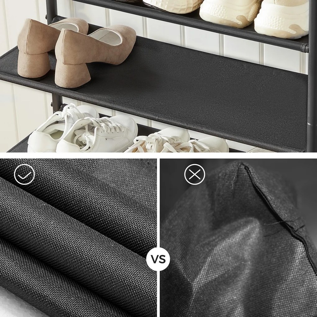 Raft pentru pantofi E1035 OLW, lemn vechi, 3 etaje