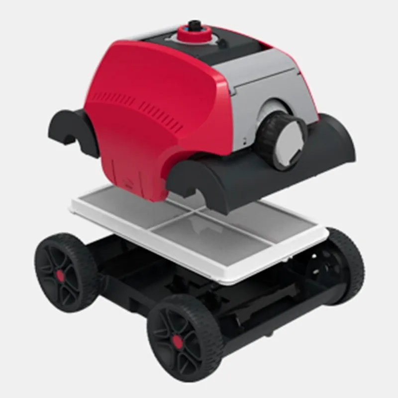 Robot curatare piscine fara fir Wybot Typhor 2 (Osprey 300 Pro), 50W, Li-Ion 6600 mAh, Pana la 120 m², Autonomie 120 min, Auto-parcare, Auto-revers, Alb