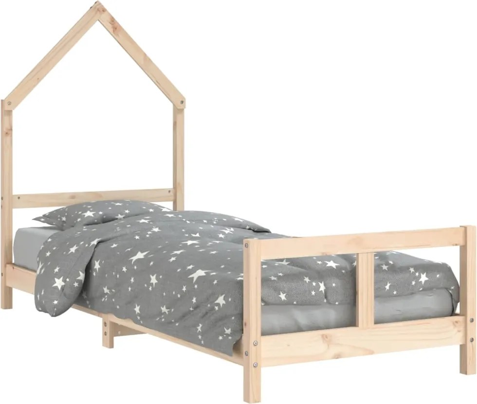 vidaXL Cadru de pat pentru copii, 80x200 cm, lemn masiv de pin