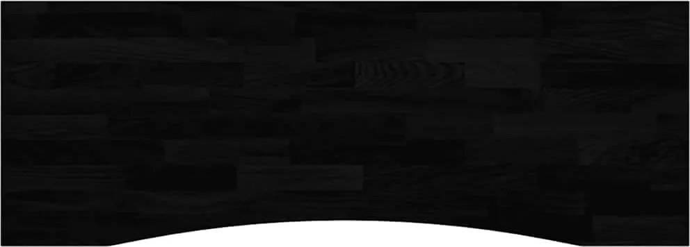 vidaXL Blat de birou maro închis lemn masiv de stejar dreptunghiular