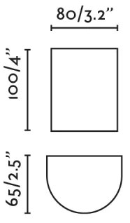 Aplică FARO 40525 SOLE 1xGU10/8W/230V cărămiziu rotund