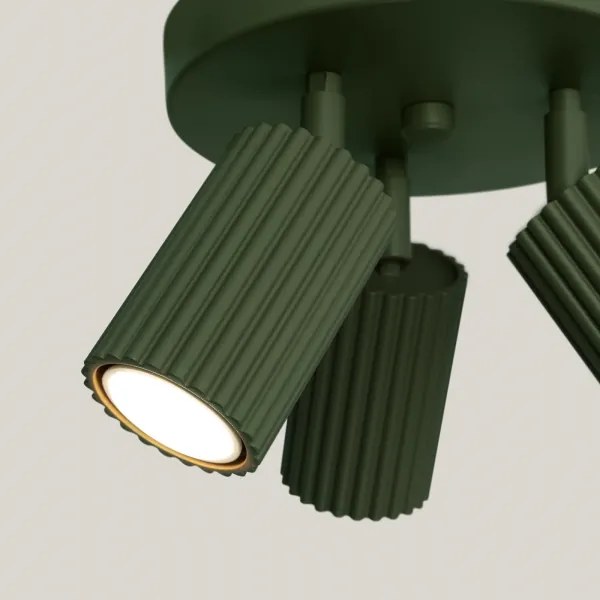 Brilagi - Spot LED CRESTO 3x GU10/10W/230V verde