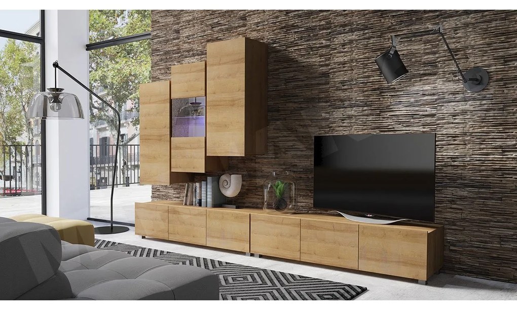 Mobilier living XVII Badiani (Stejar auriu). 1070248