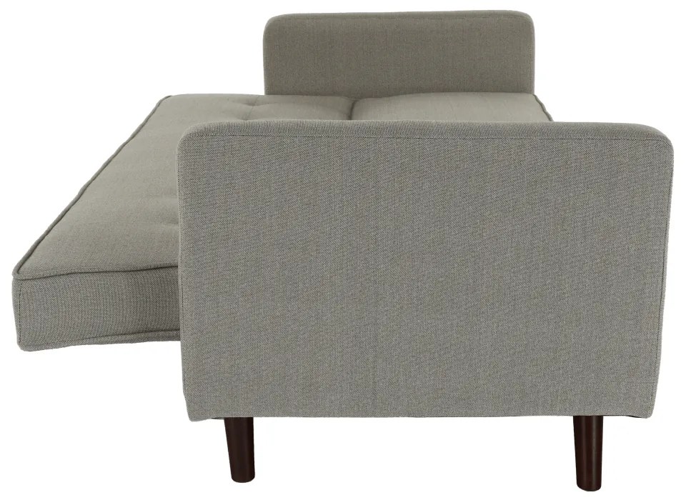 Canapea extensibilă, material gri-maro taupe, OTISA