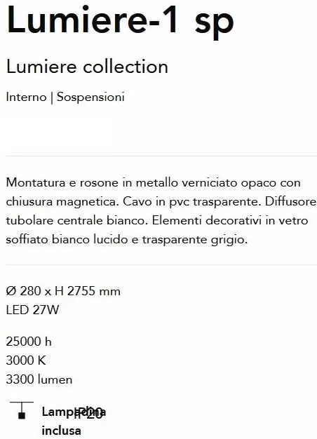 Lustra/Pendul LED design modern Lumiere-1 sp