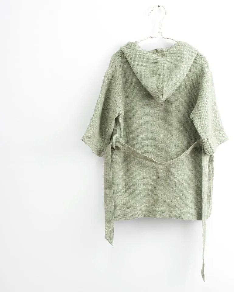 Halat din in pentru copii Linen Tales Nature, măr. 122 - 128, verde