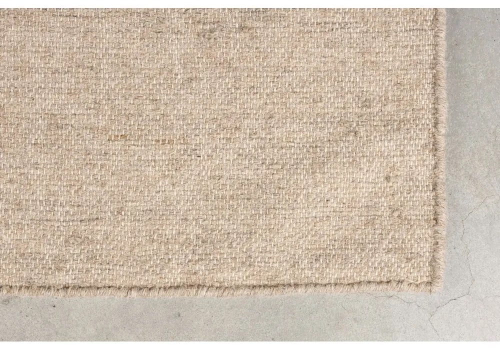 Covor maro/bej din lână 200x300 cm Briton – Dutchbone