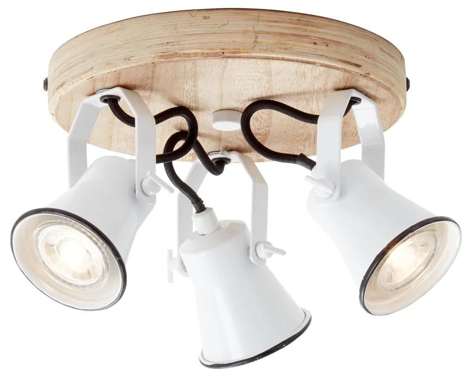 Brilliant - Spot aplicat SEED 3xGU10/5W/230V, alb/bej