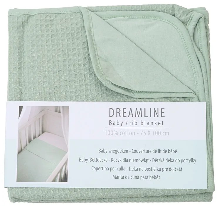 Patura din bumbac pentru patut copii DREAMLINE 75x100 cm - mai multe culori Culoare: Červená