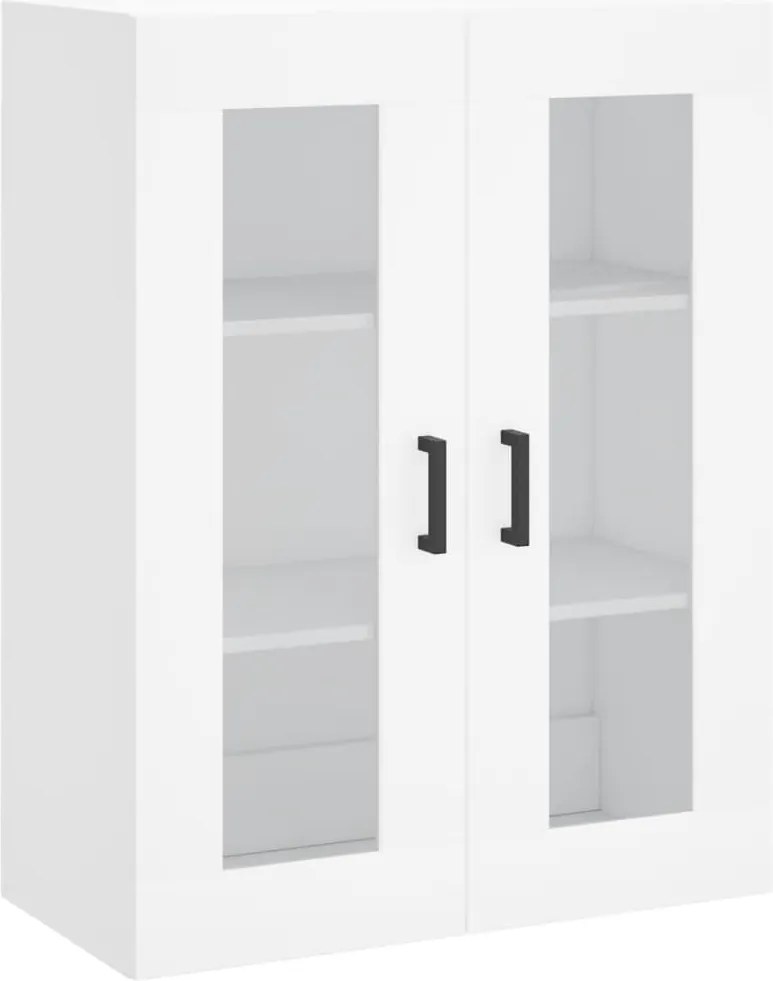 vidaXL Dulap cu montaj pe perete, alb, 69,5x34x90 cm