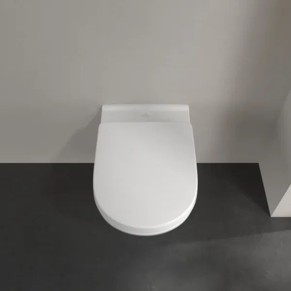 Villeroy & Boch O.NOVO 5660HR01 - Vas WC suspendat cu capac SoftClose, ceramică/albă