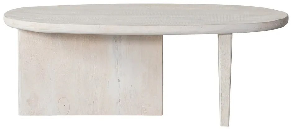 Măsuță de cafea în culoare naturală din lemn de mango 110x60 cm Seam – WOOOD