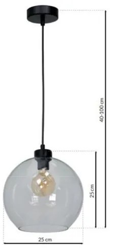 Aplică SANTIAGO 1xE27/60W/230V transparent