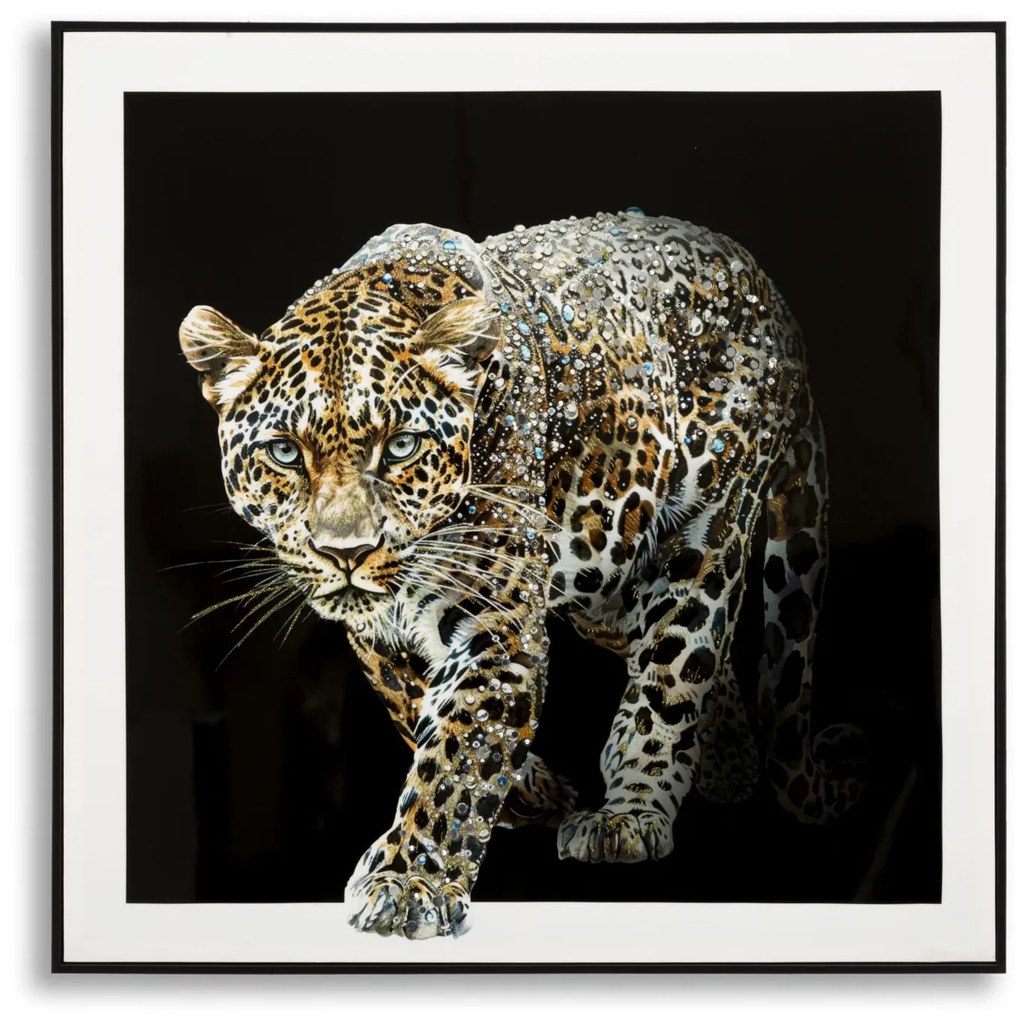 Mauro Ferretti Pictura pe Pânză Jaguar cu Cadru -B- cm 82x4x81 | Aosom Romania